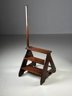 Trapje Bibliotheektrap eiken antiek, Doe-het-zelf en Verbouw, Ladders en Trappen, Ophalen, Minder dan 2 meter