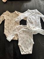 3 Rompertjes Maat 56 - Nieuw!, Kinderen en Baby's, Babykleding | Prematuur, Ophalen of Verzenden, Nieuw, Meisje, Nacht- of Onderkleding