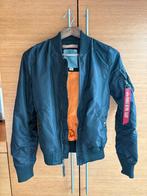 Alpha Industries bomberjack, Zwart, Ophalen of Verzenden, Zo goed als nieuw, Maat 36 (S)