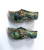 Twee kleine kerfsnee kerfsnede klompjes Lemmer?  ca.1900, Antiek en Kunst, Ophalen of Verzenden