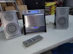 moderne design stereo setje + afstandsbediening panasonic, Ophalen of Verzenden, Zo goed als nieuw, Cd-speler, Microset
