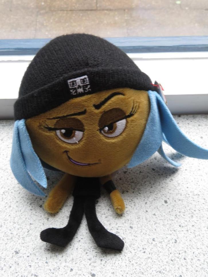 Emoij Movie Jailbreak TY Beanie Babies Big Headz blauw haar, Kinderen en Baby's, Speelgoed | Knuffels en Pluche, Nieuw, Overige typen