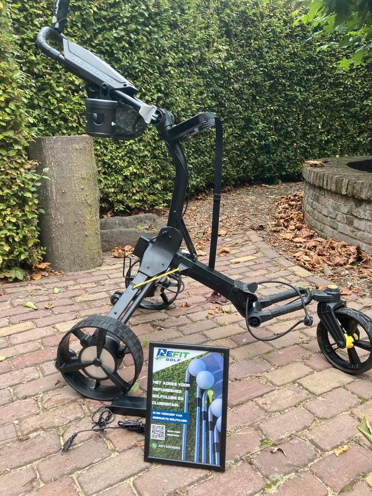 DEMO elektrische golftrolley Cybercart van Alphard, Sport en Fitness, Golf, Zo goed als nieuw, Golfkar, Overige merken, Ophalen