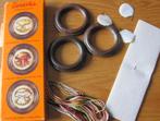 borduurpakket voor gordijnringen - paddestoelen - nieuw, Ophalen of Verzenden, Nieuw, Handborduren, Borduurpakket
