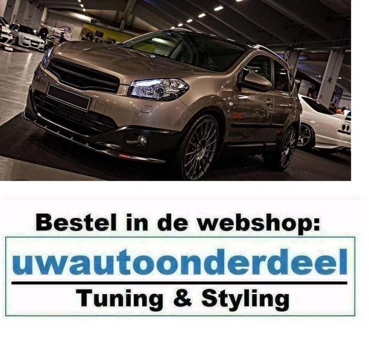 Maxton Design Spoiler Lip Splitter Voor Nissan Qashqai Facel, Auto diversen, Tuning en Styling, Verzenden