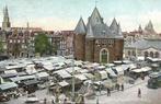 Amsterdam- -Nieuwmarkt met Waag., Verzamelen, Ansichtkaarten | Nederland, Verzenden, Voor 1920, Gelopen, Noord-Holland