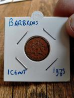 Barbados 1 cent 1973, Postzegels en Munten, Munten | Amerika, Ophalen of Verzenden, Zuid-Amerika, Losse munt