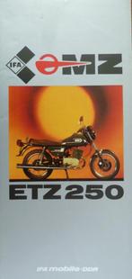 Folder MZ ETZ 250 1984 DDR, Folder, Ophalen of Verzenden, Zo goed als nieuw