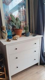 Ikea Hemnes Ladekast 3 lades, Wit, 108 x96, Ophalen, 25 tot 50 cm, Grenenhout