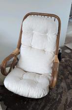 Vintage rotan stoel, Huis en Inrichting, Fauteuils, Ophalen, Gebruikt, Riet of Rotan, Vintage