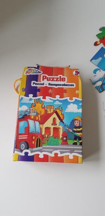 Kinder Puzzel brandweerman