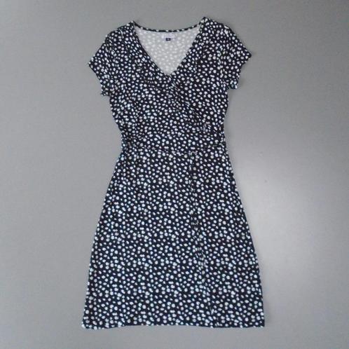 Zwart wit zomerjurk M/38, Kleding | Dames, Jurken, Zo goed als nieuw, Maat 38/40 (M), Zwart, Verzenden