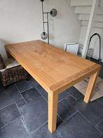 Houten Tafel met Stoelen, Huis en Inrichting, Tafels | Eettafels, Ophalen, Gebruikt, 50 tot 100 cm, Vijf personen of meer