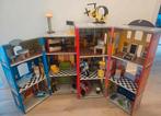 Kidkraft Brandweerkazerne & Politiebureau Speelhuis (hout), Ophalen, Gebruikt, Poppenhuis