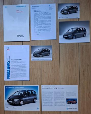 Volkswagen MPV Study VW Sharan. Persmapje 1994. € 6,-- beschikbaar voor biedingen