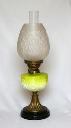 Antieke Victoriaanse Engelse Olielamp 1850 - 1890, Ophalen of Verzenden