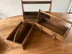 Mooi nieuw gemaakte organizers van oud eikenhout, Ophalen of Verzenden, Nieuw