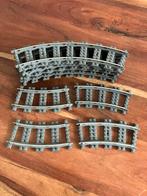 Lego 9V rails bochten, Ophalen of Verzenden, Zo goed als nieuw, Lego