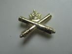 embleem  Korps Artillerie, Ophalen of Verzenden, Landmacht, Nederland, Embleem of Badge