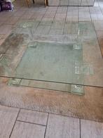 Glazen tafel gratis, Huis en Inrichting, Tafels | Salontafels, 100 tot 150 cm, Minder dan 50 cm, Rechthoekig, 50 tot 100 cm