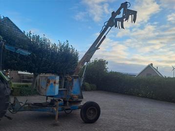 Veewagen, Getrokken kraan, kraan, graafmachine  beschikbaar voor biedingen