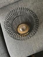 2 Metalen Batterij Lampen, Ophalen of Verzenden, Gebruikt, Metaal, Minder dan 50 cm