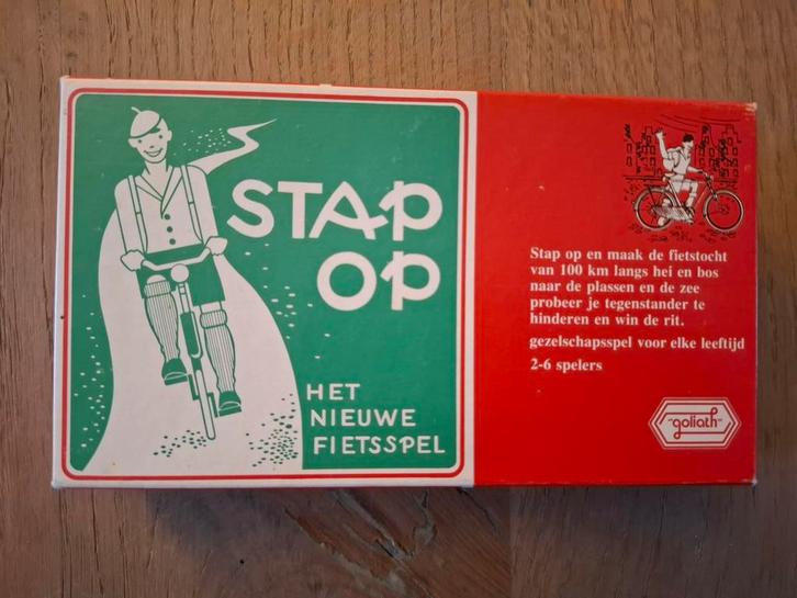 Stap Op! Het Nieuwe Fietsspel - Goliath, Hobby en Vrije tijd, Gezelschapsspellen | Kaartspellen, Gebruikt, Drie of vier spelers
