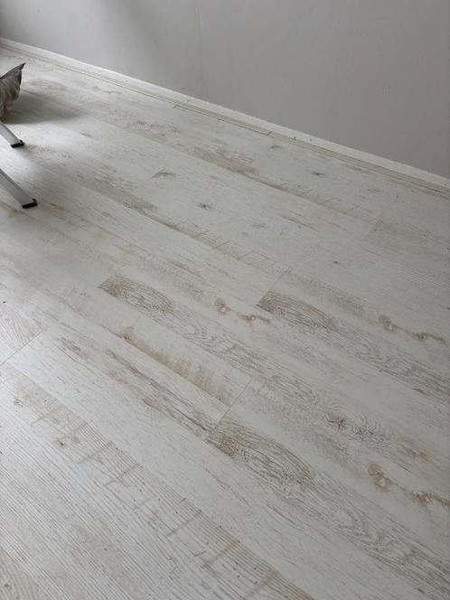 Click laminaat vloer te koop - geschikt voor ong. 10m², Doe-het-zelf en Verbouw, Vloerdelen en Plavuizen, Gebruikt, Laminaat, Hout