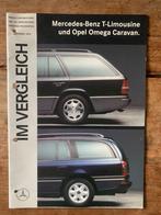 Product-vergelijking Mercedes-Benz E S124 vs Opel Omega 1994, Nieuw, Ophalen of Verzenden, Mercedes-Benz, Mercedes