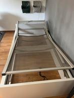 IKEA Flaxa bed, ijzeren frame en matras, Ophalen, 90 cm, Eenpersoons, Wit