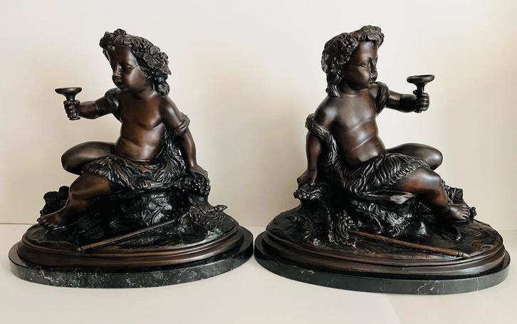 Beelden Bacchanten, Antiek en Kunst, Curiosa en Brocante, Ophalen
