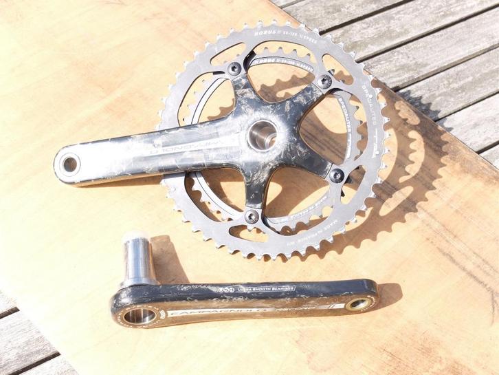 Campagnolo Record 11-speed crankstel 172.5 mm, Fietsen en Brommers, Fietsonderdelen, Gebruikt, Racefiets, Crankstel of Pedalen
