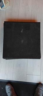 Rubberen Tegels 50x50x3.5 cm - Zwart, Ophalen, Gebruikt, Rubber, Binnen