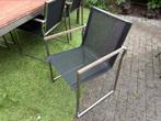 Tuintafel met 6 stoelen (Ulvenhout), Ophalen, Gebruikt, Rechthoekig