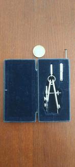 Vintage Passer met Foedraal, Antiek en Kunst, Antiek | Gereedschap en Instrumenten, Ophalen of Verzenden