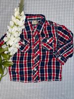 ZGAN, leuk blauw/rood geruit overhemdje van Baby Boy, mt 68, Ophalen of Verzenden, Zo goed als nieuw, Overhemdje of Bloesje, Baby Boy