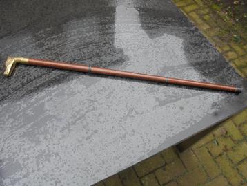 Wandelstok, wandel stok, stok, stok met paarden hoofd. beschikbaar voor biedingen