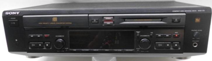 Sony minidisc combinatie met CD-speler model MXD-D3 zwart, Audio, Tv en Foto, Walkmans, Discmans en Minidiscspelers, Minidisc-speler