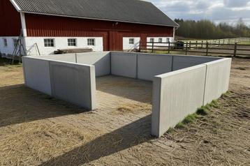 Nieuwe betonnen keerwanden beschikbaar voor biedingen