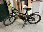 B-twin 20inch jongensfiets zwart met groen, 5 versnellingen, Ophalen, Staal, V-brakes, 16 tot 20 inch