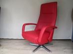 NIEUWSTAAT design relax fauteuil Twice 3 motoren accu rood, Metaal, Minder dan 75 cm, Ophalen of Verzenden, Zo goed als nieuw