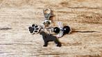 Sleutelhanger Rottweiler zwart met beschermengeltje, Sieraden, Tassen en Uiterlijk, Verzenden, Nieuw