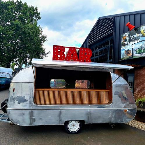 Caravan Bar te huur! - Complete Foodtruck huren, Hobby en Vrije tijd, Feestartikelen | Verhuur, Zo goed als nieuw, Overige, Ophalen of Verzenden