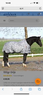 Pony regendeken maat 145 fleece gevoerd 100 grams, Ophalen of Verzenden, Zo goed als nieuw