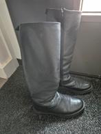Lederen dameslaarzen, Kleding | Dames, Schoenen, Ophalen, Zo goed als nieuw, Zwart, Sneakers of Gympen