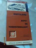 Duitsland Auto toeristenkaart 1958 uit Kompas Den Haag oud, Gelezen, Ophalen of Verzenden, Landkaart, Duitsland
