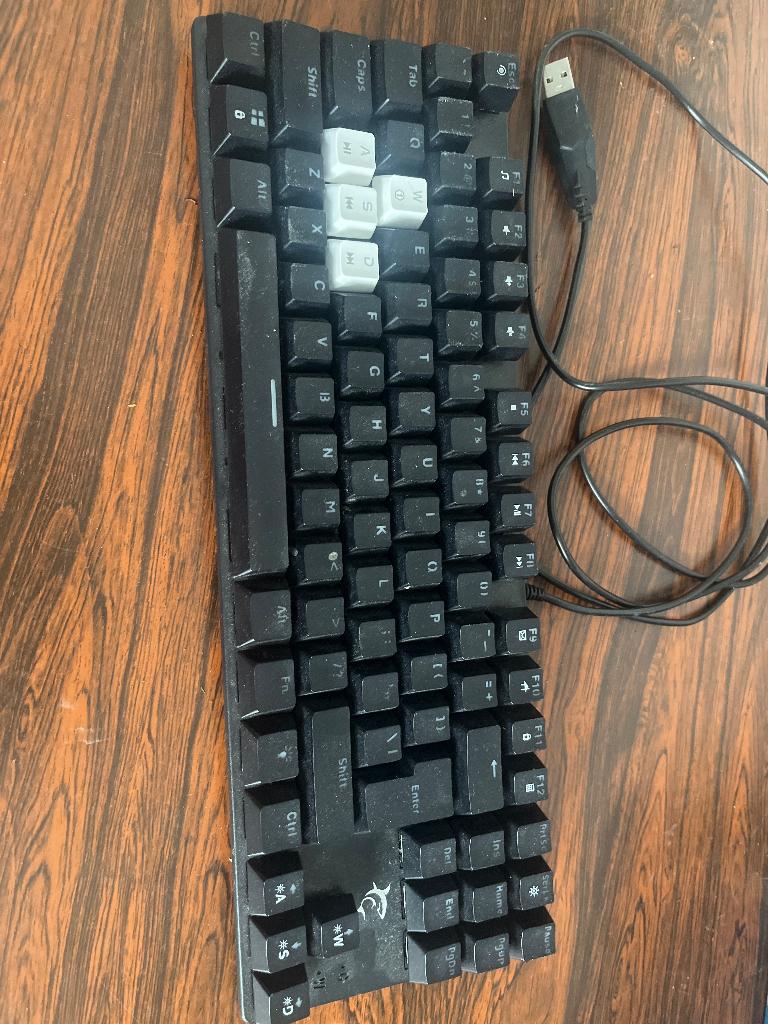 White Shark (commandos) toetsenbord, Gaming toetsenbord, Ophalen of Verzenden, Zo goed als nieuw, Qwerty