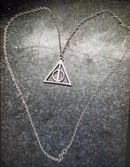 Harry Potter ketting met hanger ,de 3 relieken., Verzenden, Nieuw, Zilver, Overige materialen