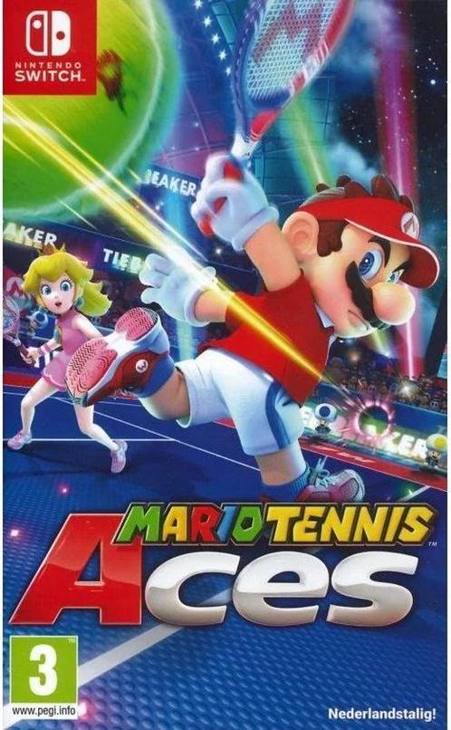 Nintendo Switch Mario Tennis aces, Spelcomputers en Games, Games | Nintendo Switch, Zo goed als nieuw, 3 spelers of meer, Online