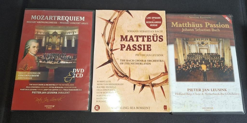 Mattheus passion Messiah en Kronüngsmesse Pasen lijdenstijd, Alle leeftijden, Ophalen of Verzenden, Zo goed als nieuw, Muziek en Concerten